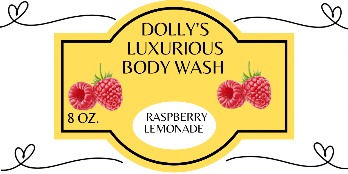 Dolly's Luxurious Body Wash- RASPBERRY LEMONADE
