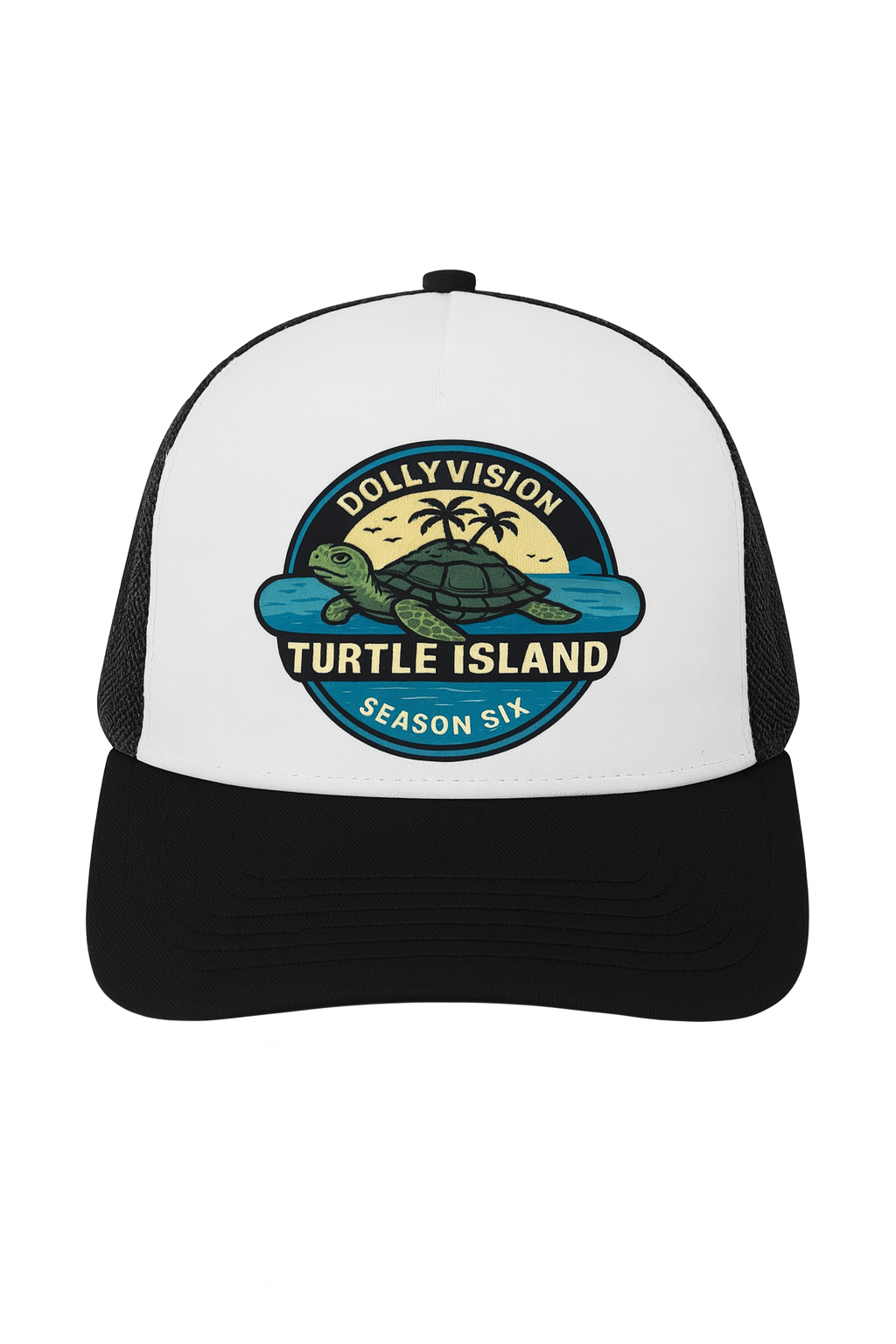 Dolly Vision Turtle Island Season 6 Trucker Hat