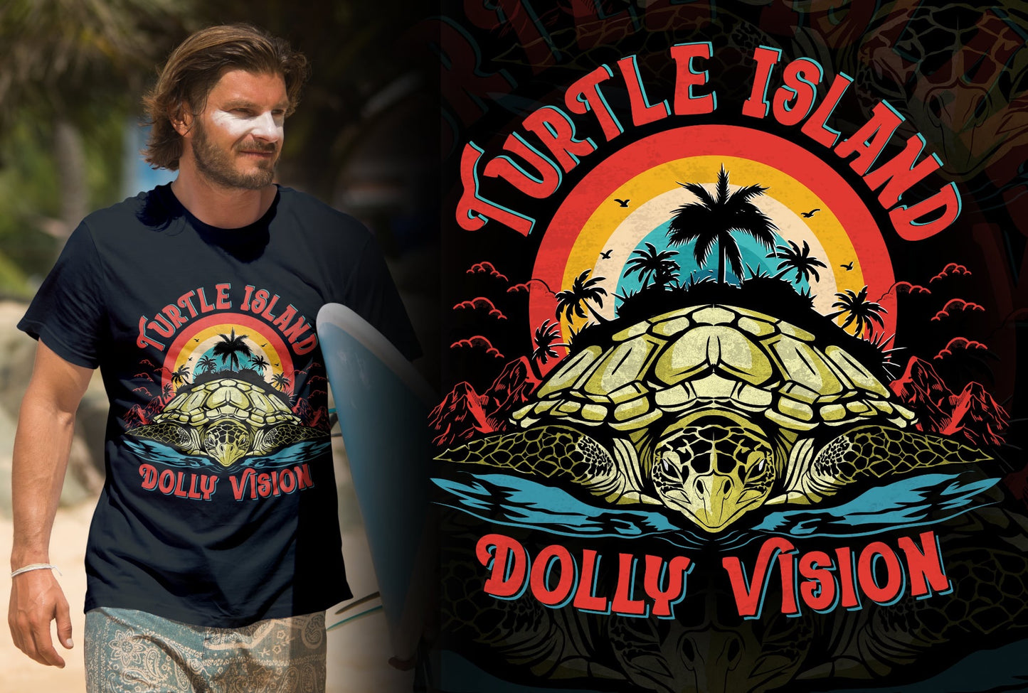 Dolly Vision Official “Turtle Island” t-shirts ~PRE-ORDER~