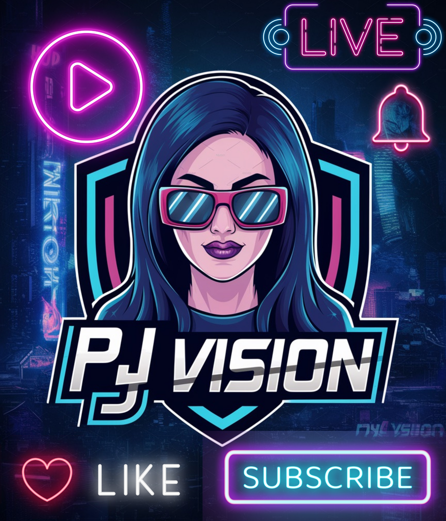 Official Pj Vision Youtube channel t-shirt
