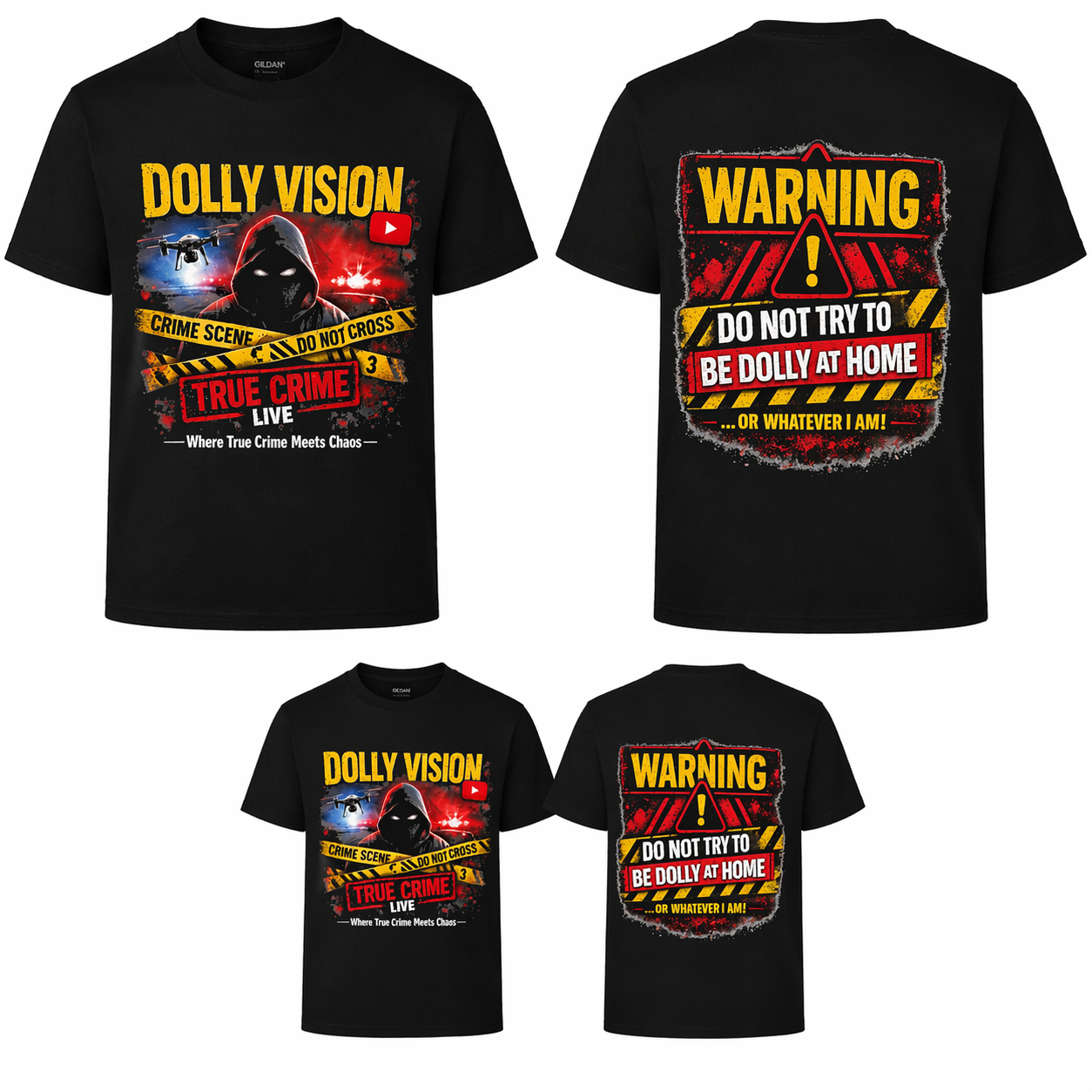 **NEW**Don’t be Dolly at home double sided tshirt