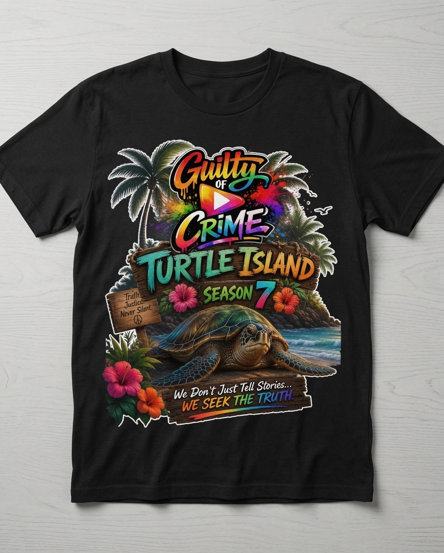 Official Guilty of Crime turtle island season 7 shirt