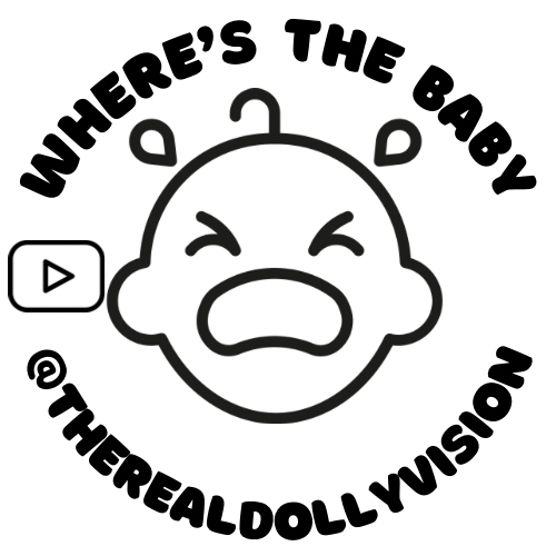 Dolly Vision black “Wheres the Baby” T-Shirt ~ Pre-order