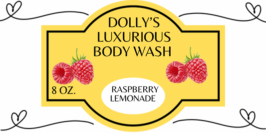 Dolly's Luxurious Body Wash- RASPBERRY LEMONADE