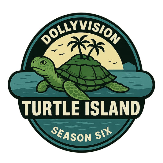 Dolly Vision Official white “Turtle Island” season 6 t-shirts ~PRE-ORDER~
