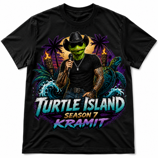 Official  KRAMIT turtle island season 7 shirt