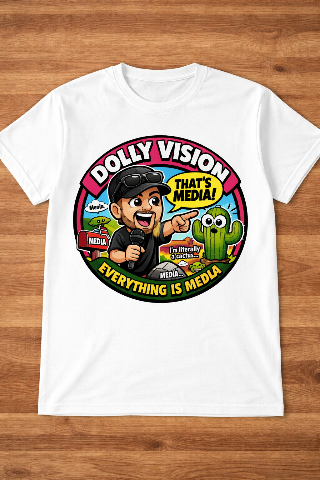 NEW Dolly Vision That’s Media tshirt