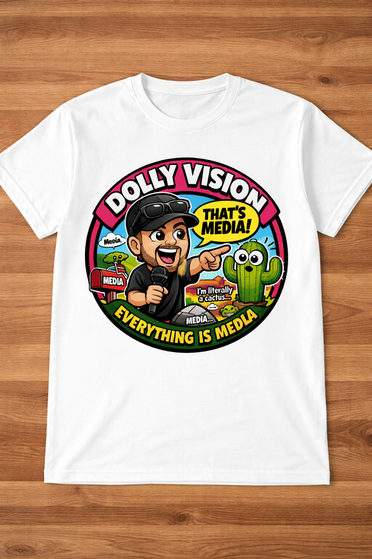 NEW Dolly Vision That’s Media tshirt