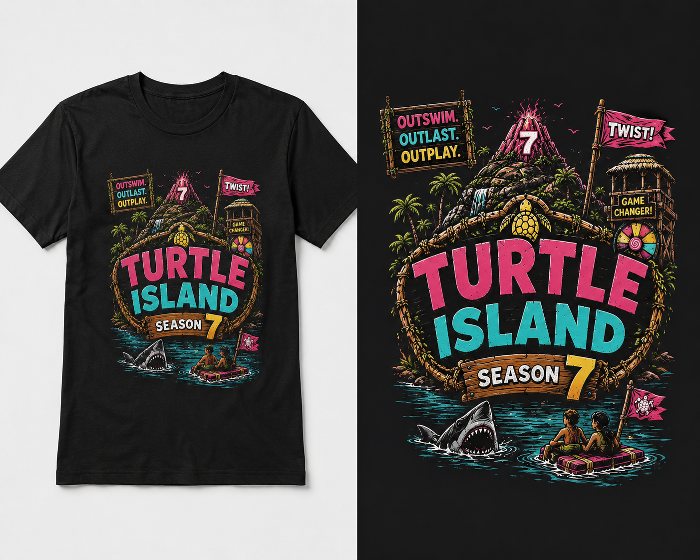 Dolly Vision Official SEASON SEVEN  “Turtle Island” t-shirts ~PRE-ORDER~