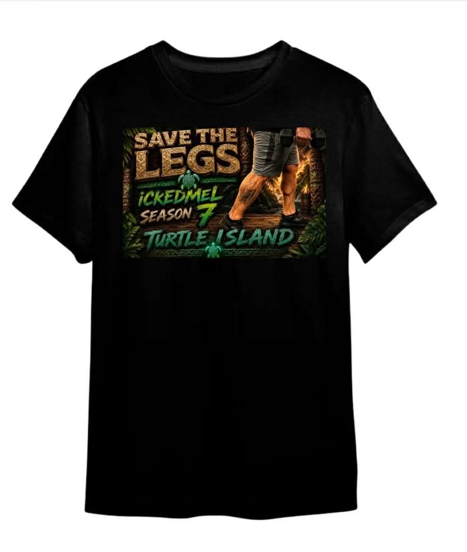 Official ICKEDMEL leg day turtle island season 7 shirt