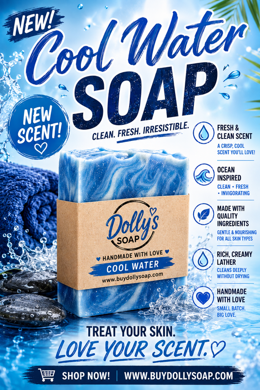 Dolly's Luxurious Lather Bar- cool water