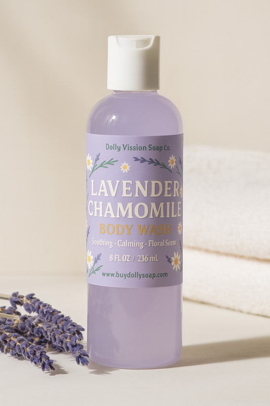 **NEW** Lavender Chamomile Scented Body Wash** limited edition