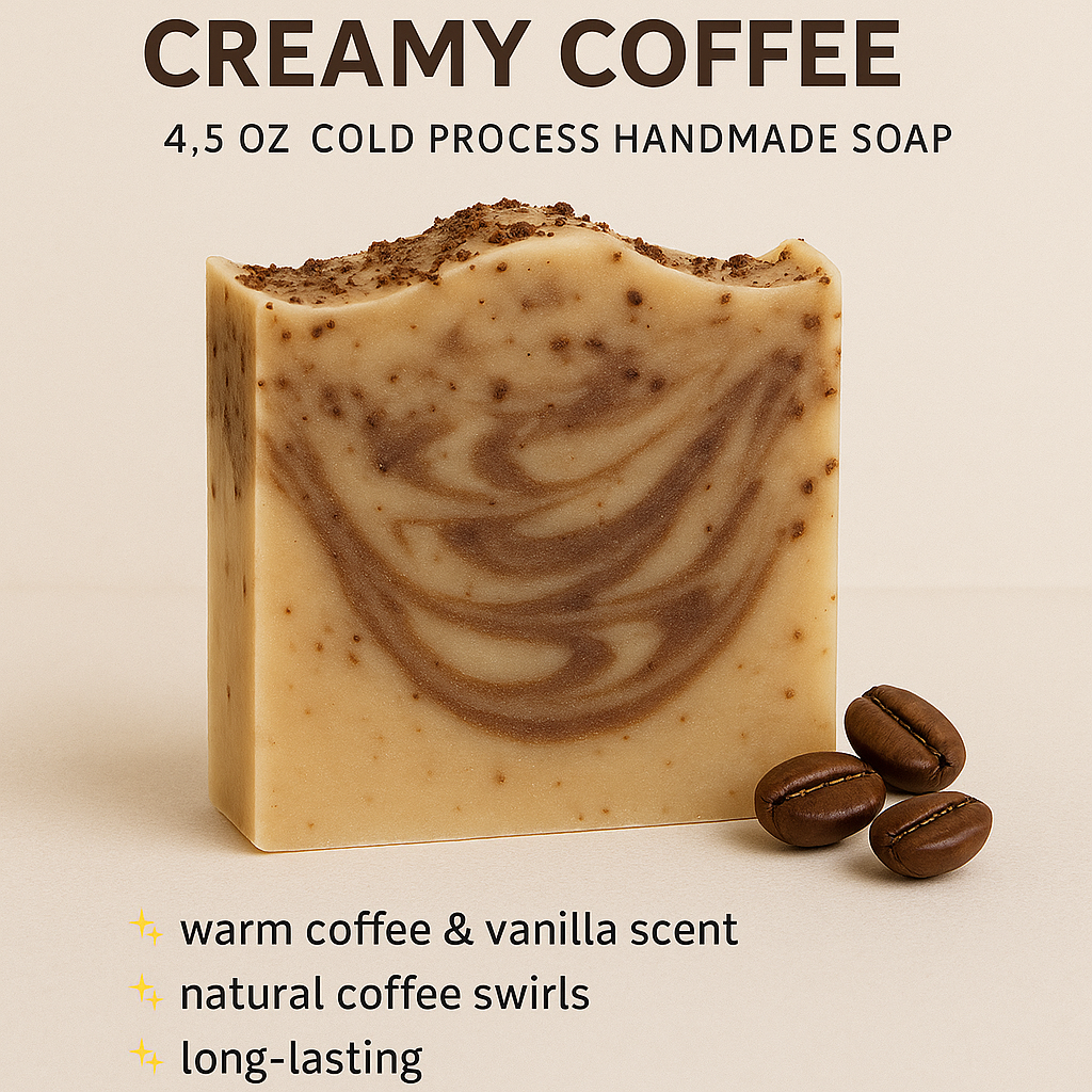 Dolly's Luxurious Lather Bar-Creamy coffee