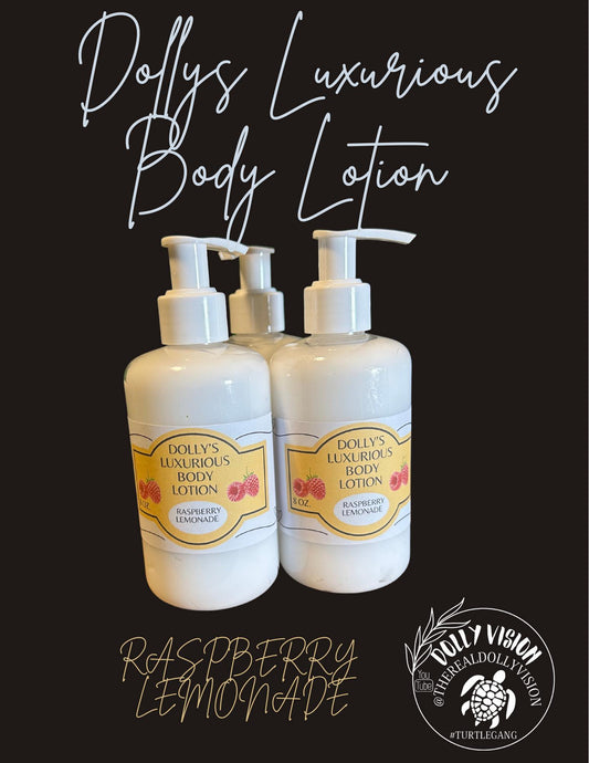 DOLLY'S LUXURIOUS BODY LOTION- RASPBERRY LEMONADE