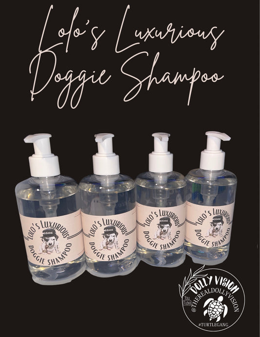 LOLO'S DOGGIE SHAMPOO -UNSCENTED SAFE FOR ALL DOGS AND LITTLE PUPS